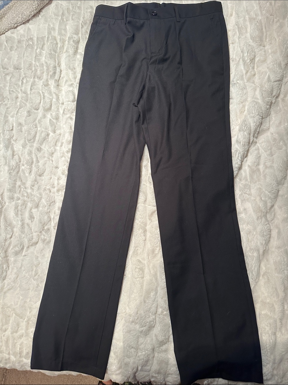Boy’s Black Dress Pants - Classic Straight Fit